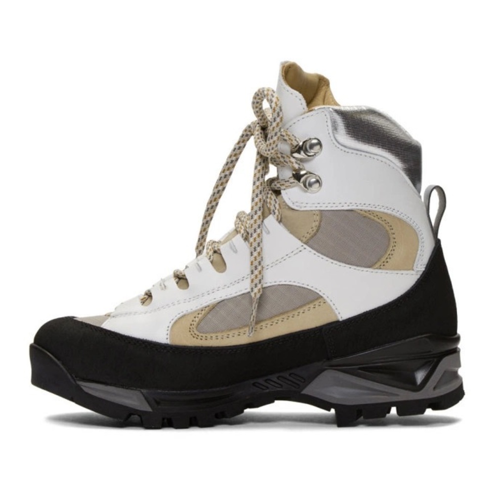 Diemme White and Beige Hiking Boots